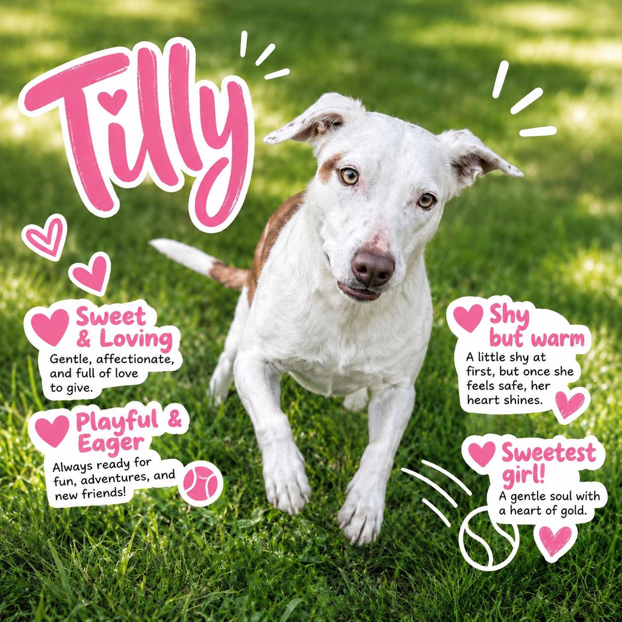 Tilly, Adoptable, Young Female Terrier.