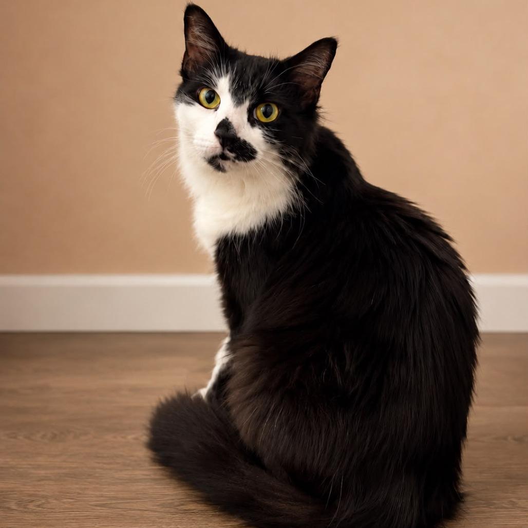 Reba McEntire, Adoptable, Young Female Domestic Medium Hair & Extra-Toes Cat / Hemingway Polydactyl.