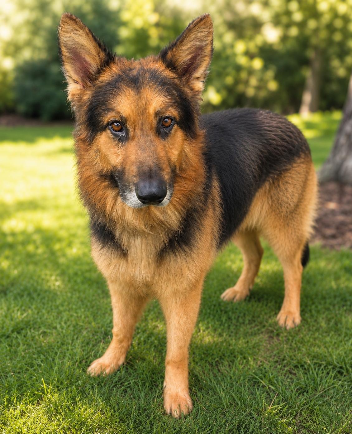 Enzo, a ADOPTABLE German Shepherd Dog in Chesterfield, MO image 2/2