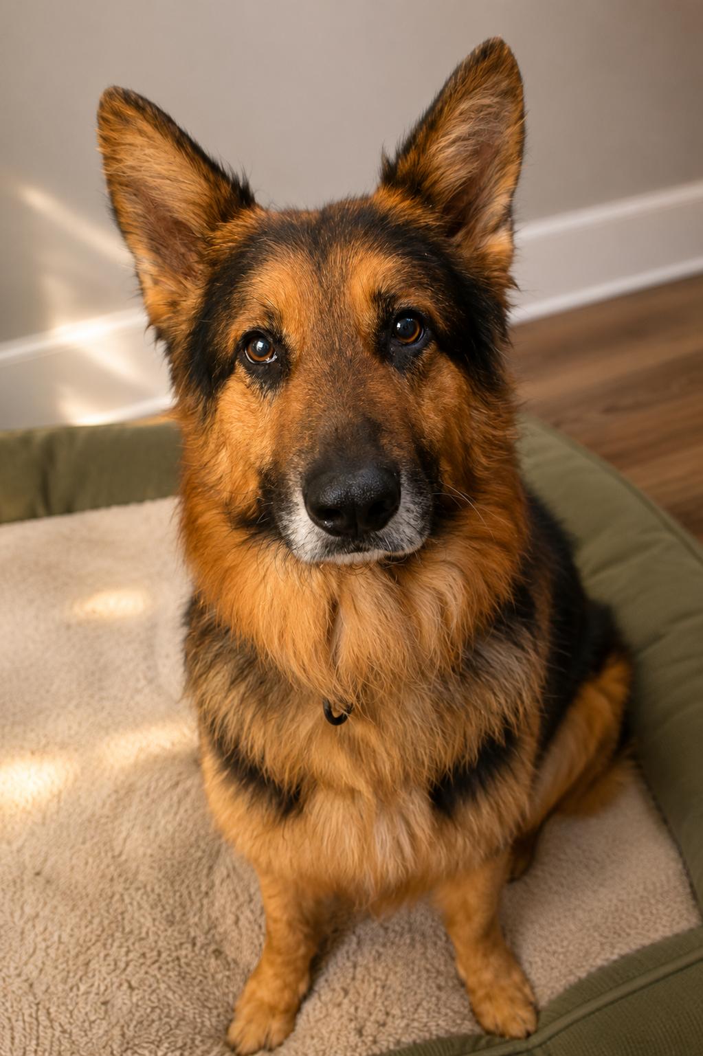 Enzo, ADOPTABLE, Adult Male German Shepherd Dog.