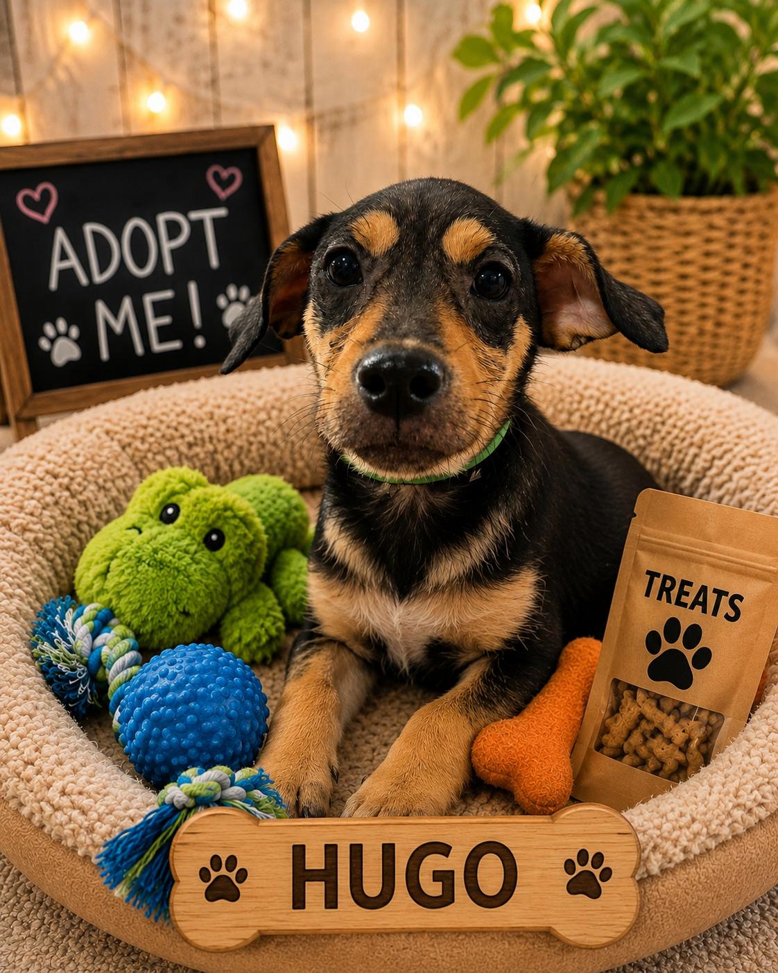Enlarge Hugo, a Adoptable mixed breed in Queen Creek, AZ image 1/1