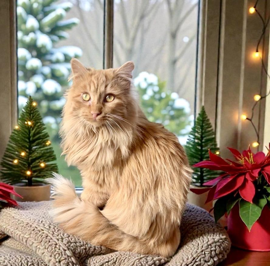 Enlarge Norman, a Adoptable Domestic Medium Hair in Perry, IA image 2/6