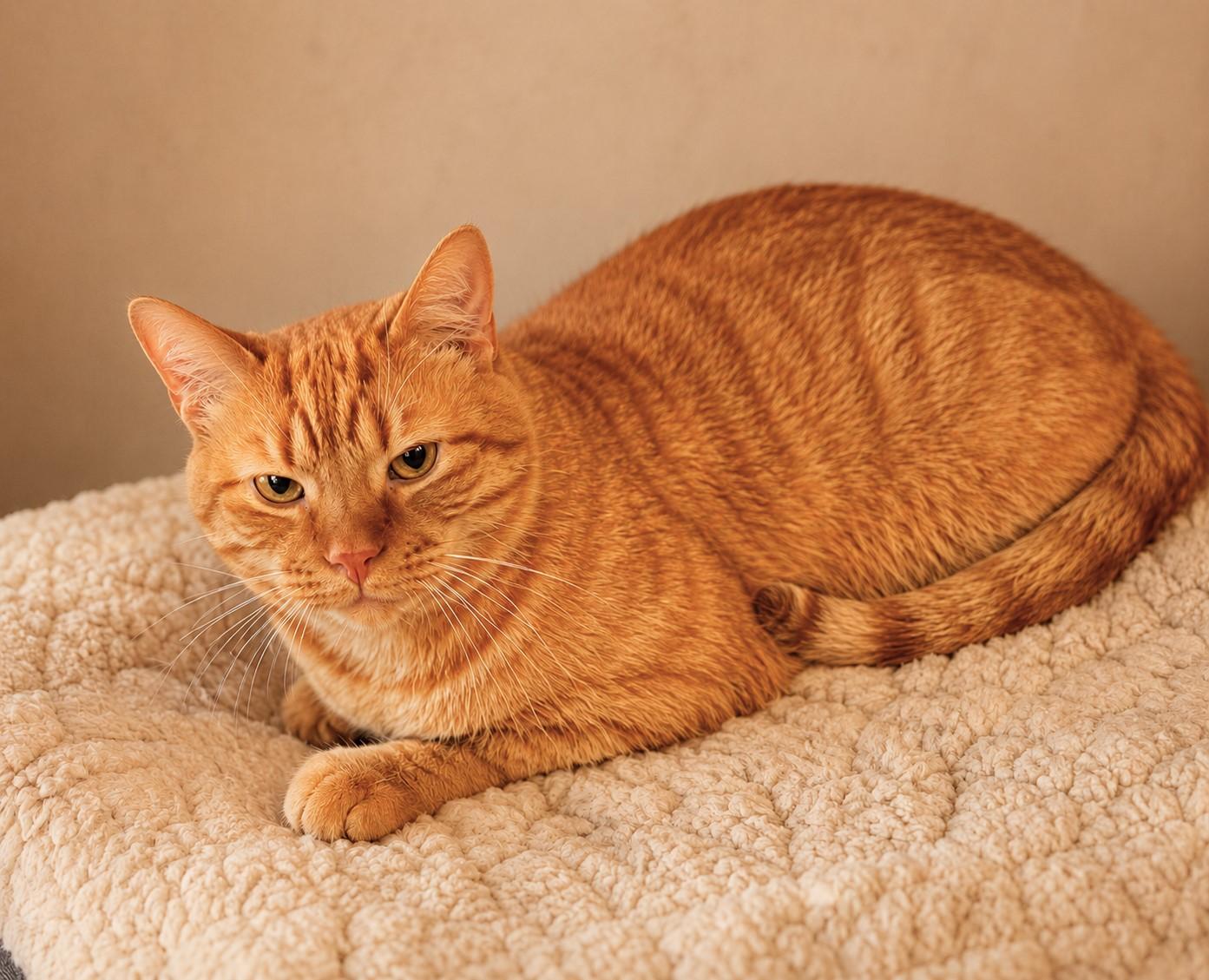 Huron, adoptable, Senior Male Tabby & Domestic Short Hair.