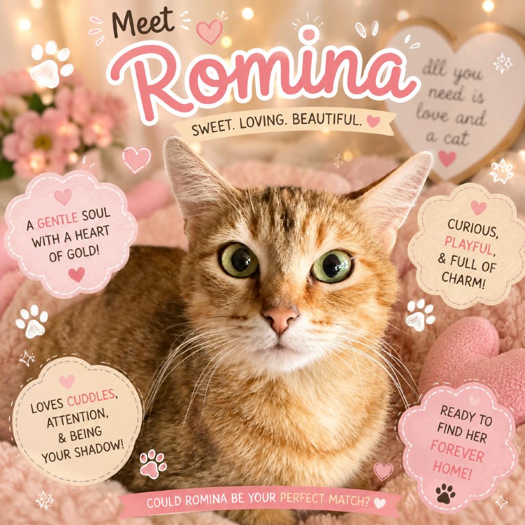 Romina, a Adoptable Domestic Short Hair in Waldorf, MD image 4/4