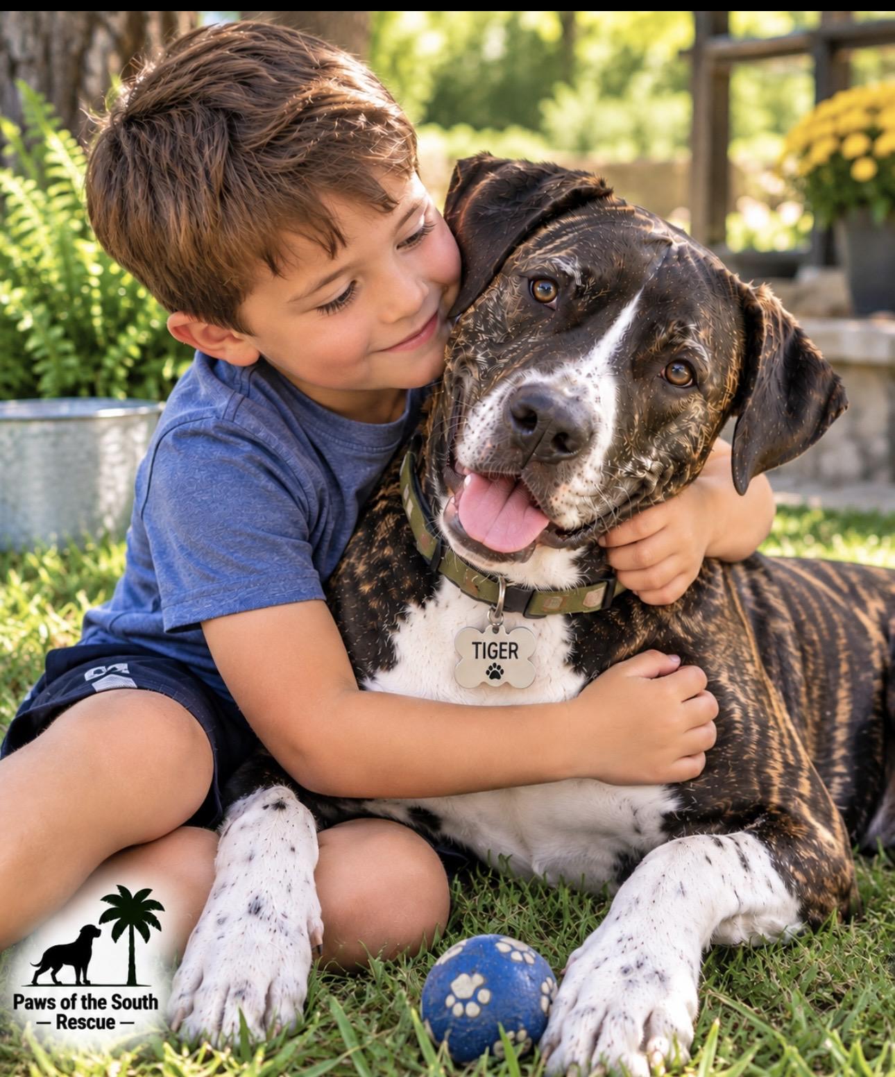 Enlarge Tiger, a Adoptable mixed breed in CUMMING, GA image 3/5