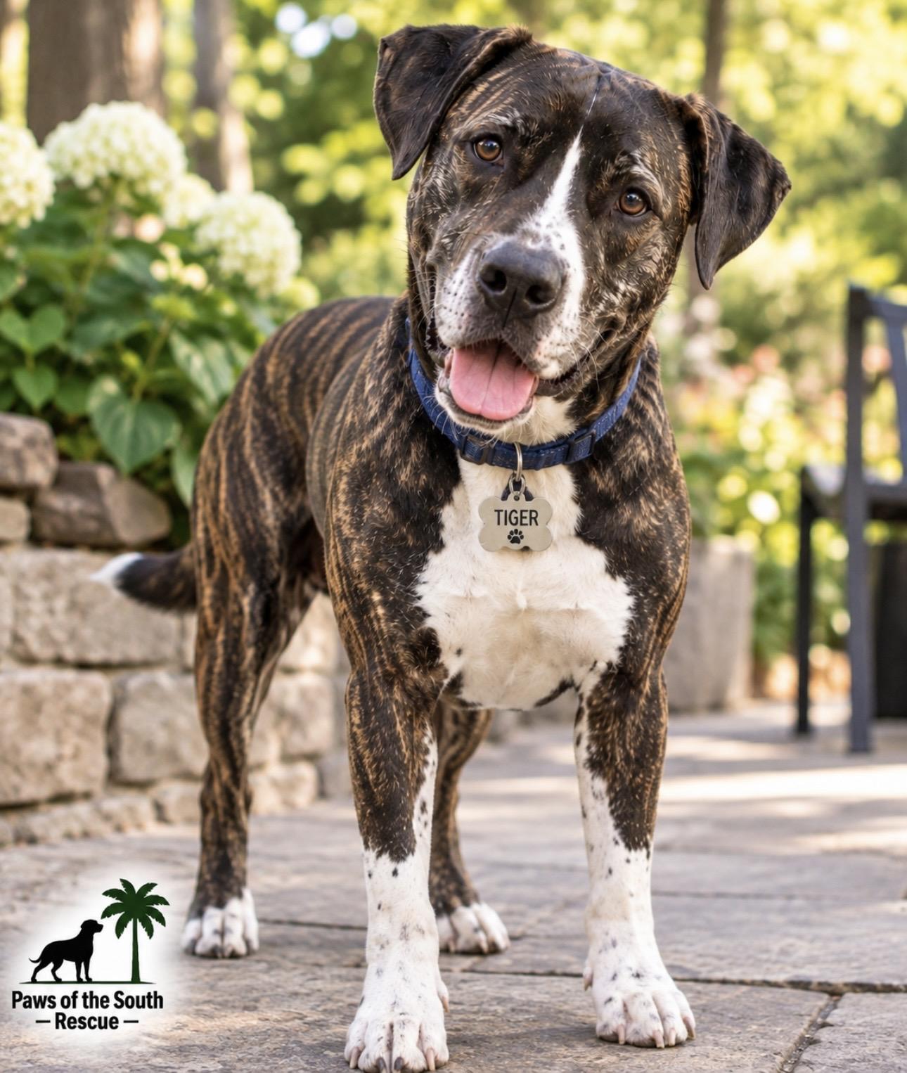 Enlarge Tiger, a Adoptable mixed breed in CUMMING, GA image 5/5