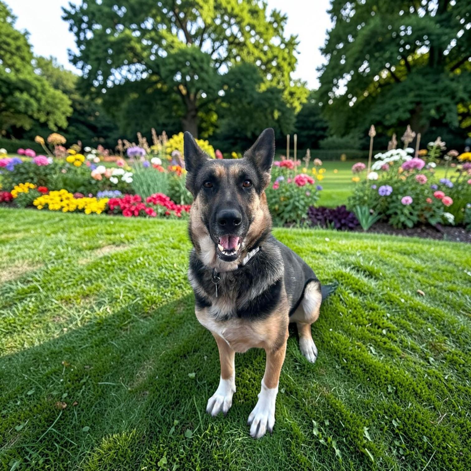 Sophie, adopted, Adult Female German Shepherd Dog.
