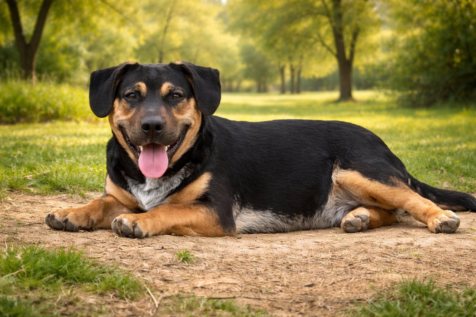 Andy, ADOPTABLE, Puppy Male American Staffordshire Terrier & Cattle Dog.