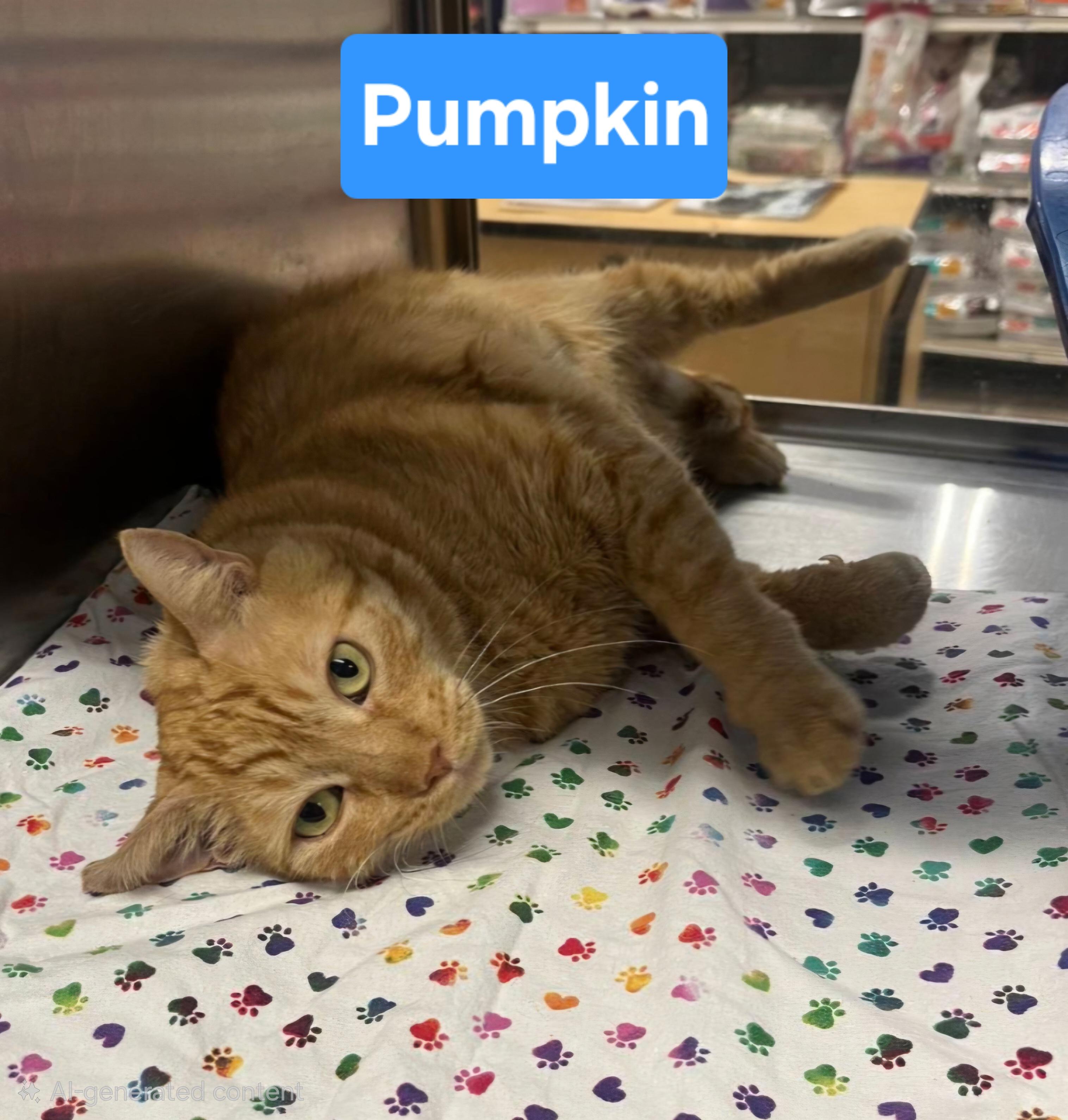 Pumpkin - Orange Male, a ADOPTABLE Domestic Short Hair in Fullerton, CA image 6/6