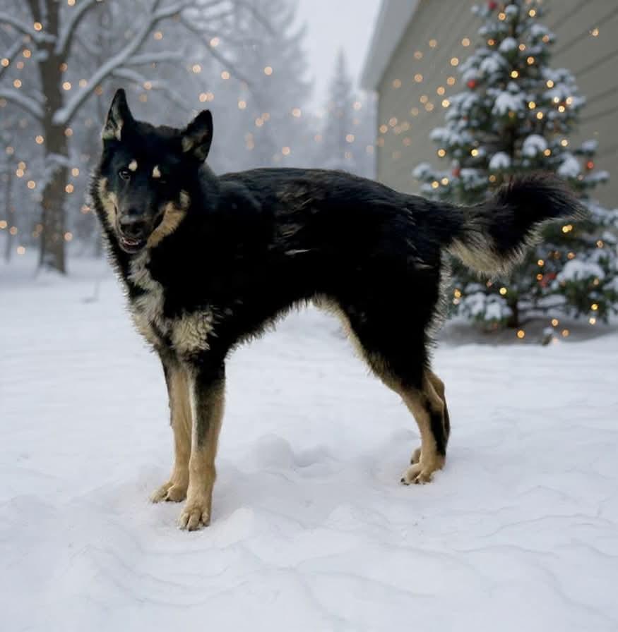 Enlarge YOUNG LONG HAIRED GSD, a ADOPTABLE German Shepherd Dog in Northwood, OH image 2/3