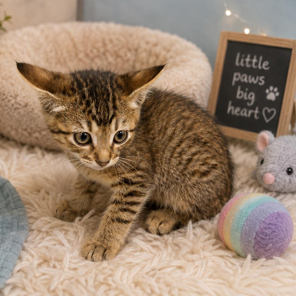 Otis, Adoptable, Kitten Male Domestic Short Hair.