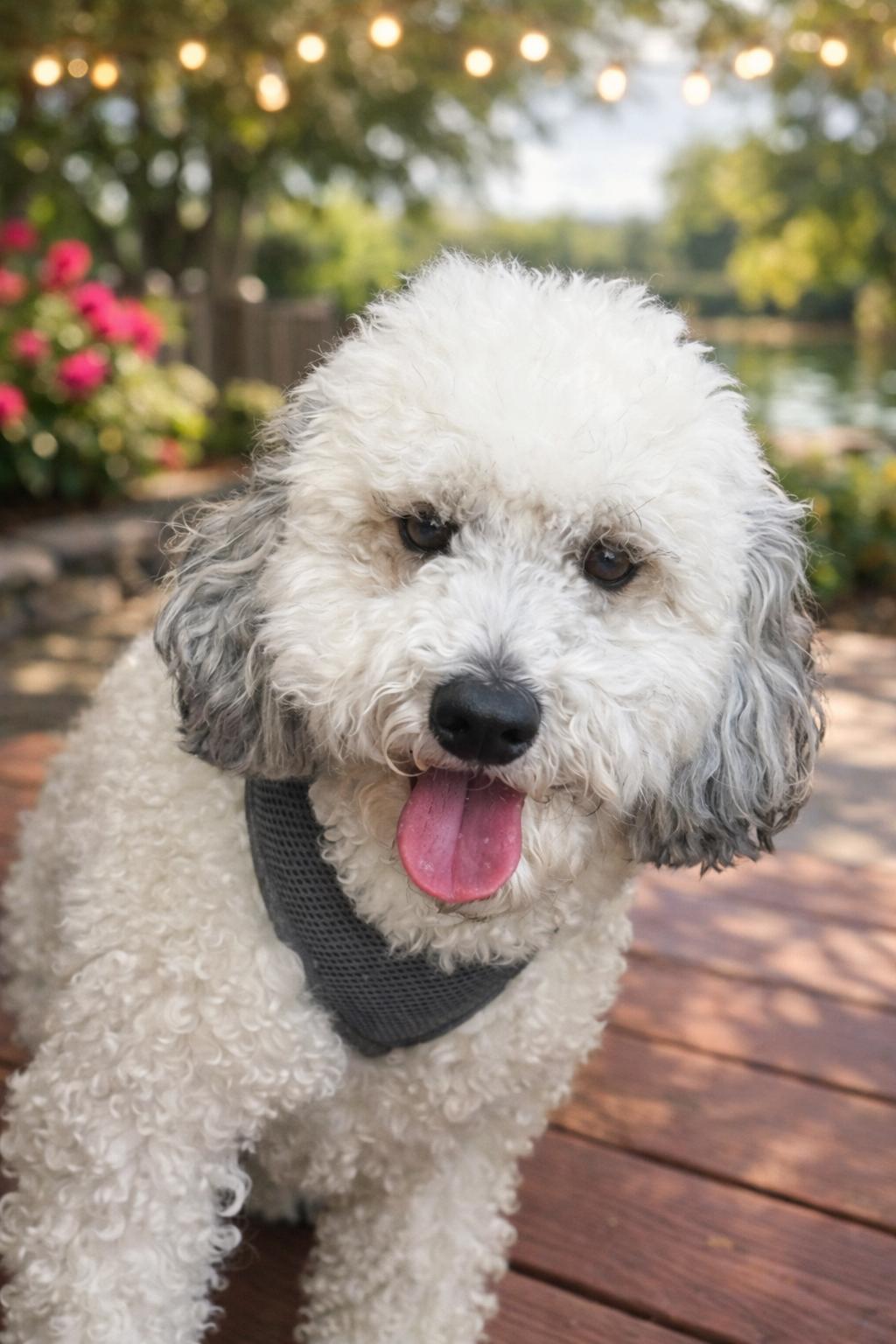 Kirby, Adoptable, Adult Male Bichon Frise & Poodle.