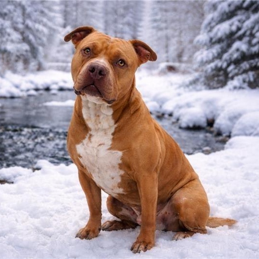 Enlarge Nutter Butter, a Adoptable American Bully in Prince Frederick, MD image 1/5