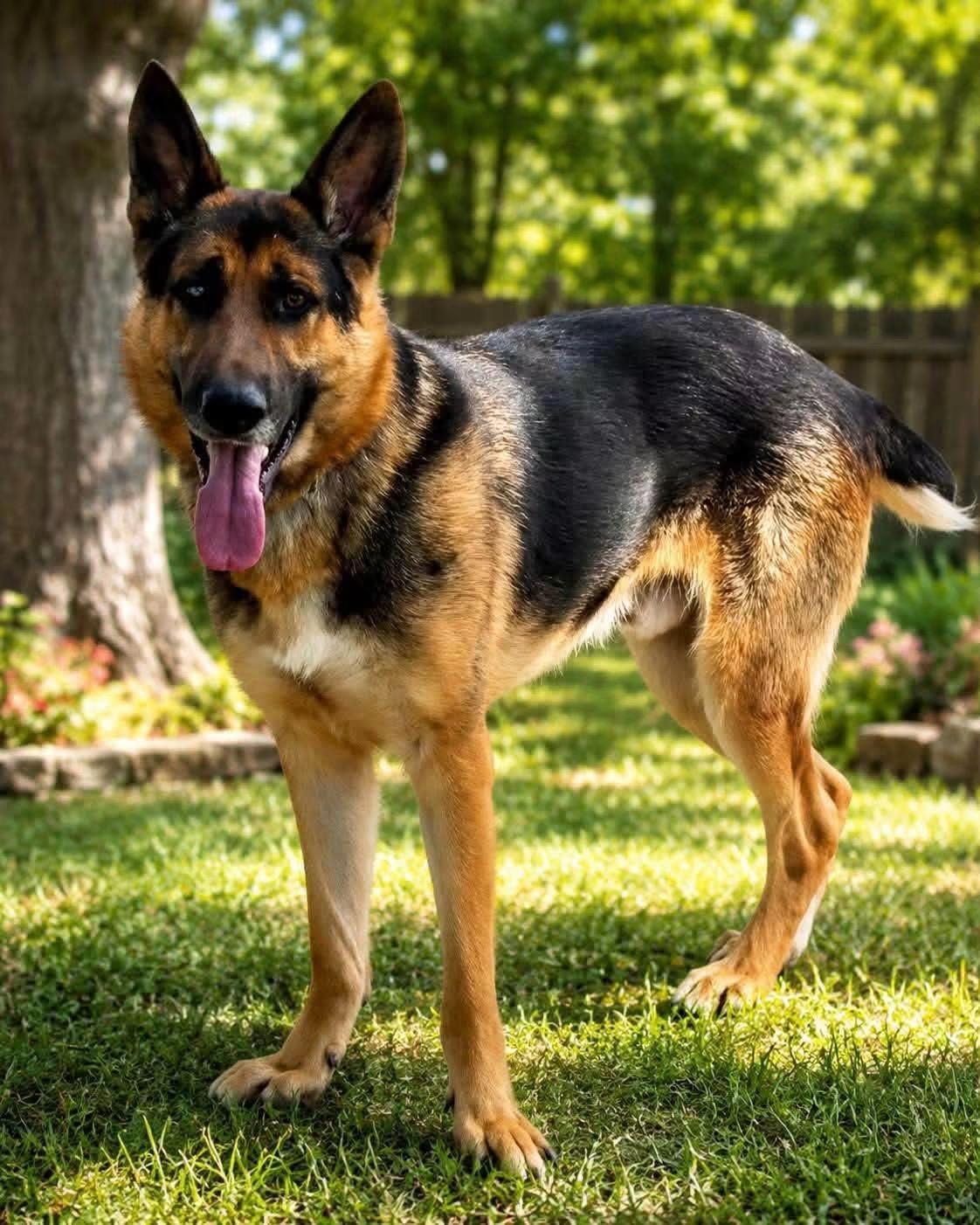 Chevy, Adoptable, Adult Male German Shepherd Dog.