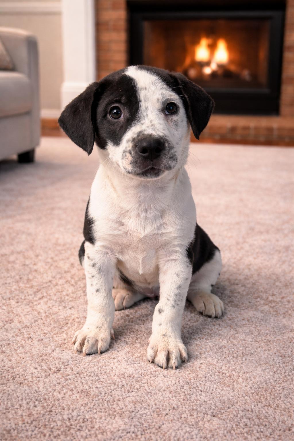 Lionheart, adopted, Puppy Male Spaniel.