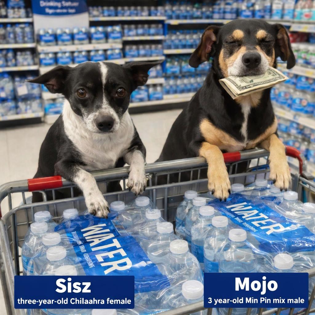 Enlarge MOJO - MIN PINSCHER & SISZ -CHIHUAHUA  – 3 YEAR OLD BONDED PAIR @ PETCO ON 03/07 - 11AM-2PM, a ADOPTABLE Miniature Pinscher in Mesa, AZ image 5/5