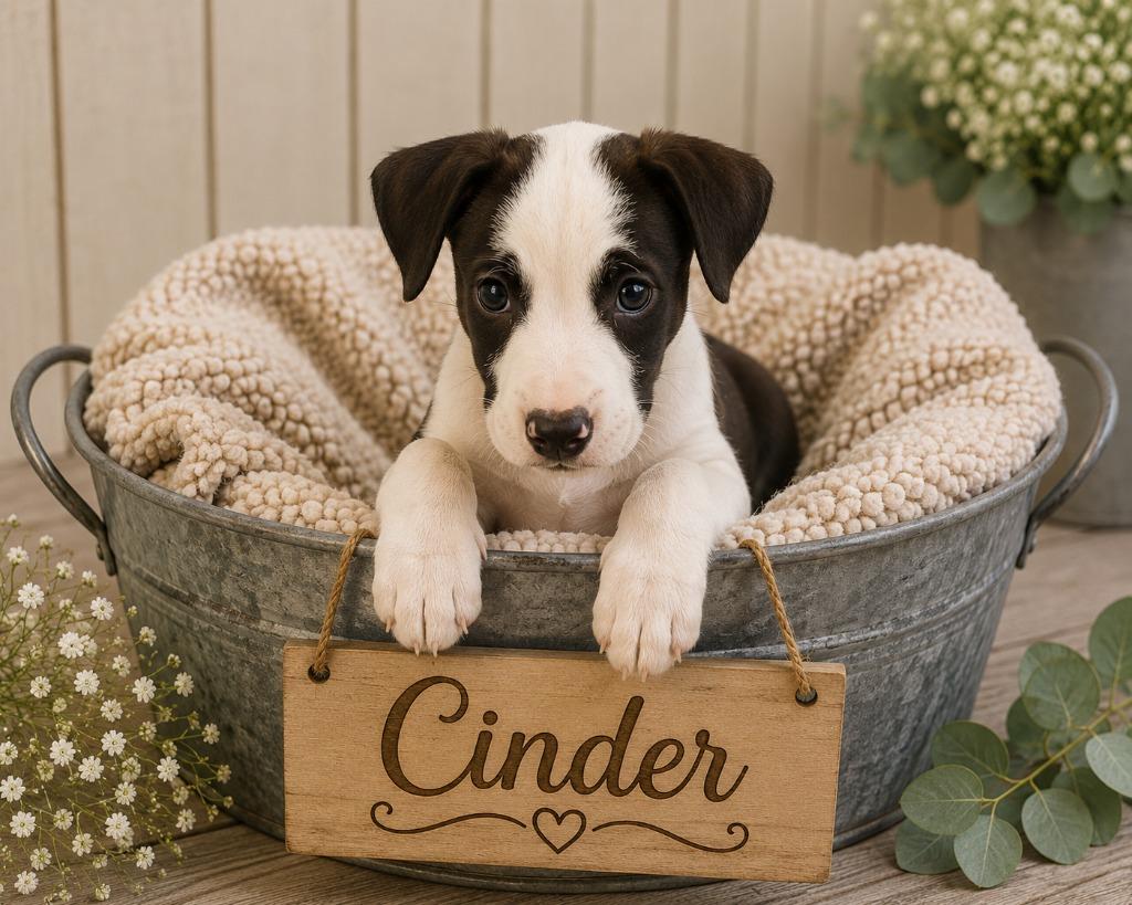 Enlarge Cinder, a Adoptable mixed breed in Centralia, IL image 1/1
