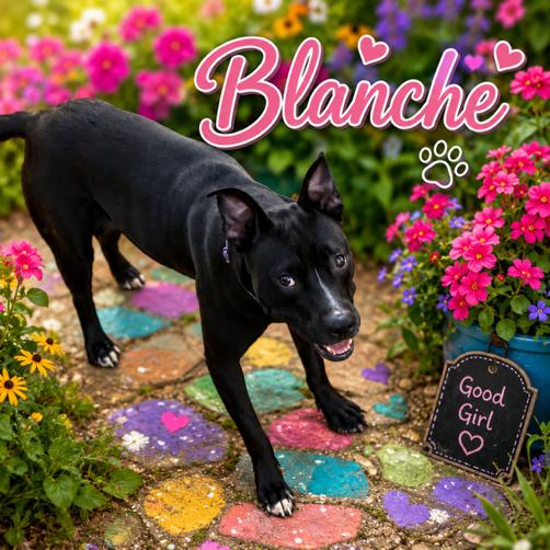 Enlarge Blanche, a Adoptable American Staffordshire Terrier in Mooresville, IN image 1/6