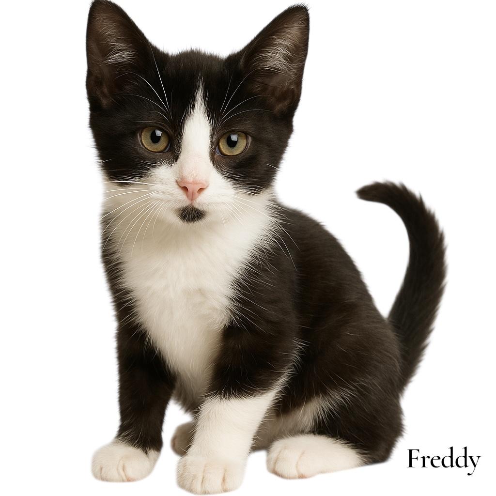 Freddy, a Adoptable Domestic Short Hair in Stevensville, MI image 1/2