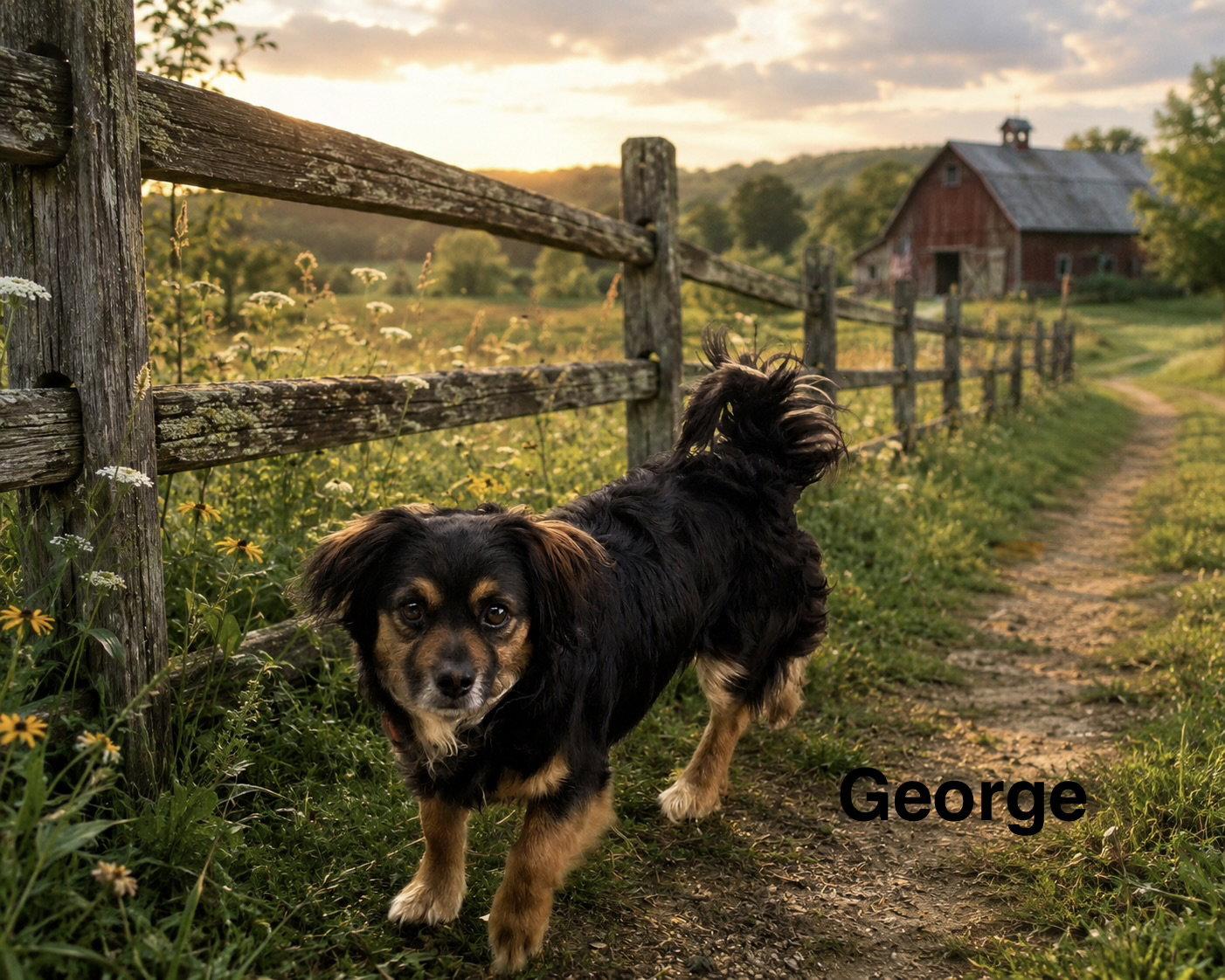 George, Adoptable, Adult Male Papillon.