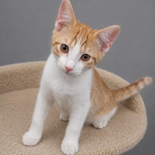 Milo, Adoptable, Kitten Male Tabby & Domestic Short Hair.