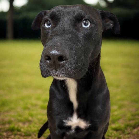 Gemma, Adoptable, Adult Female Black Labrador Retriever.