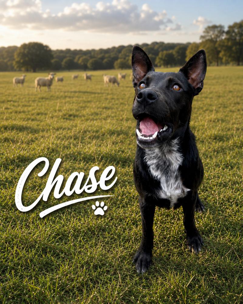 Chase, Adoptable, Young Male Australian Cattle Dog / Blue Heeler.