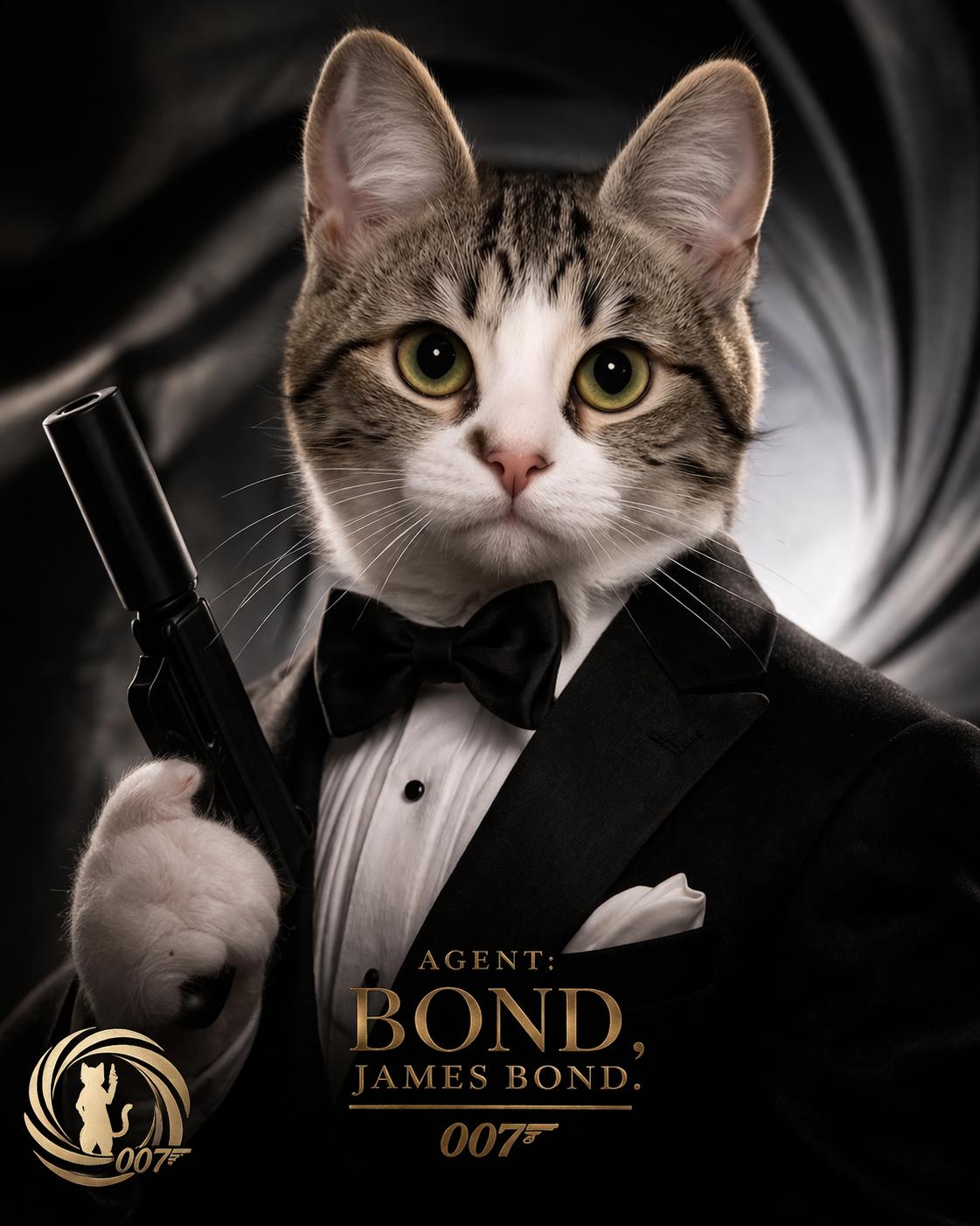 Enlarge Bond, James Bond, a ADOPTABLE Domestic Short Hair in Houston, TX image 1/6