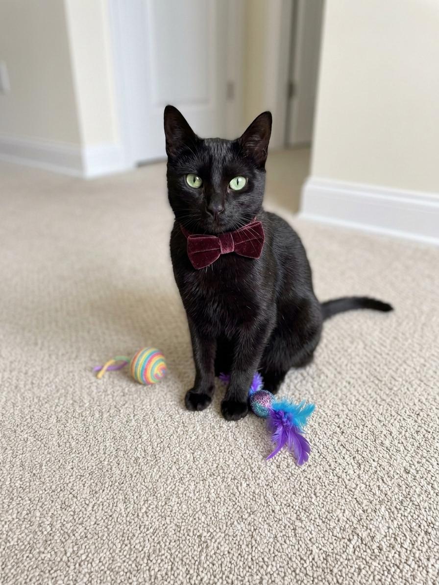 Kali(bonded with her kitten pebbles), a ADOPTABLE Domestic Short Hair in Charlotte, NC image 6/6