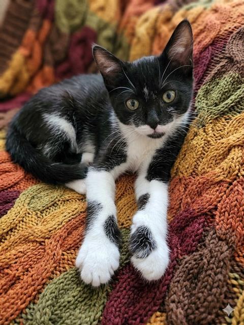 EMBER, Adoptable, Kitten Female Domestic Short Hair.
