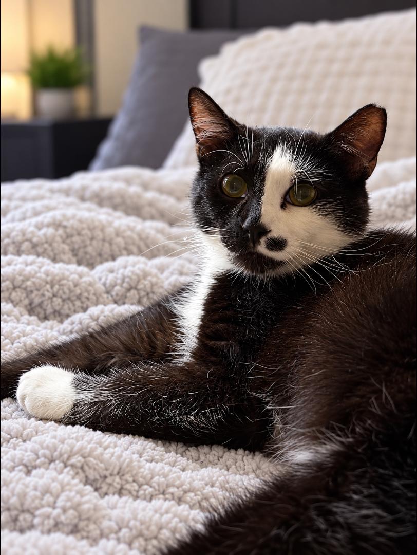 Enlarge Pepe Le Pew, a Adoptable Domestic Short Hair in Cincinnati, OH image 3/3