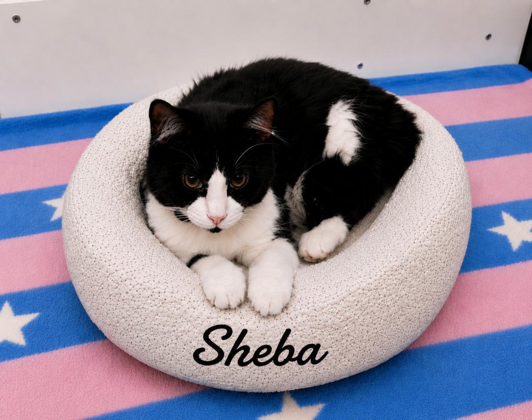 Enlarge Sheba, a Adoptable Tuxedo in Naugatuck, CT image 1/1