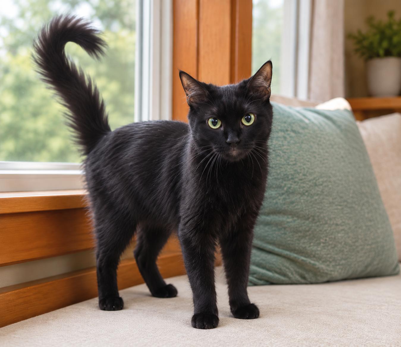 Enlarge Loki, a Adoptable Domestic Long Hair in Marion, IN image 1/1