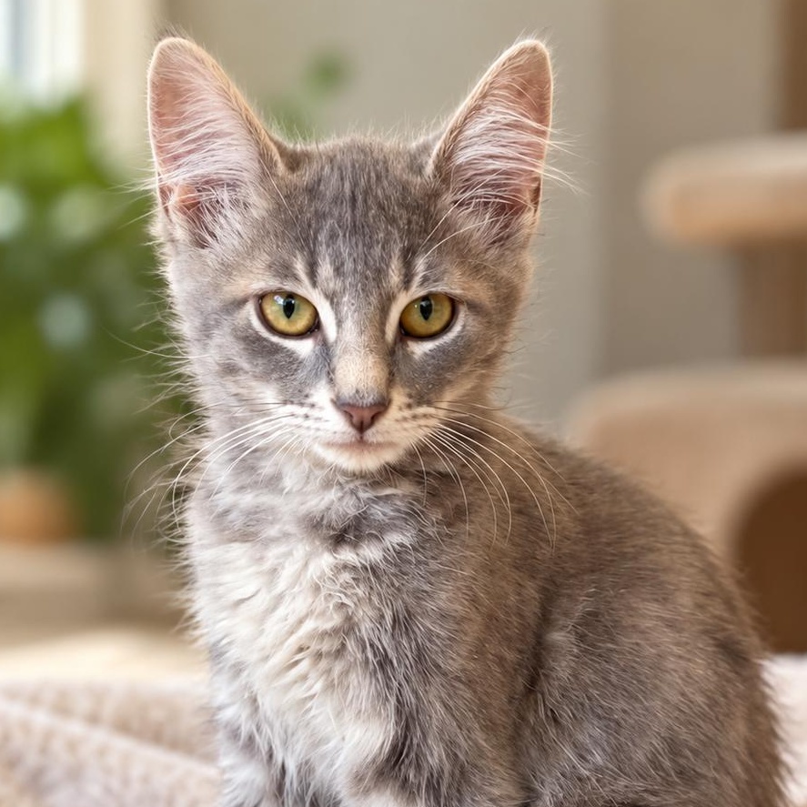 Carusso, Adoptable, Kitten Male Domestic Medium Hair.