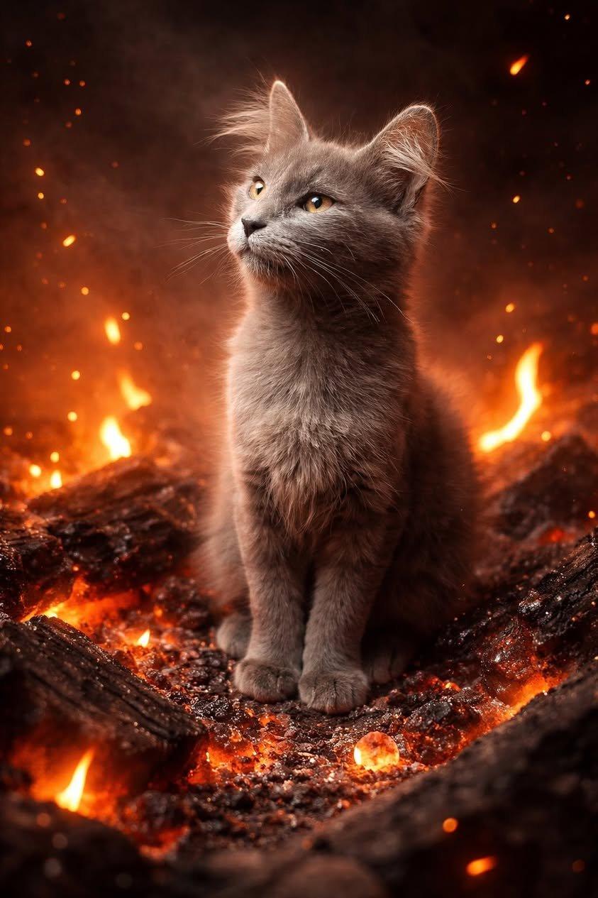 Enlarge Ember and Soot, an adopted Nebelung in Houston, TX image 1/6