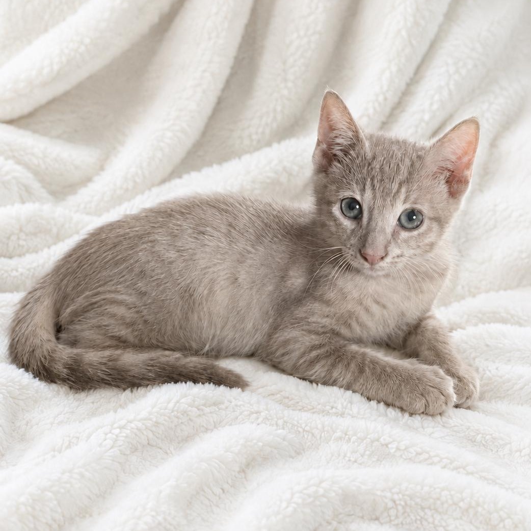 Nacho, adopted, Kitten Male Domestic Short Hair.