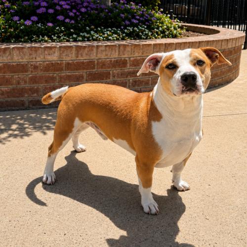 Bruno, Adoptable, Adult Male Pit Bull Terrier.