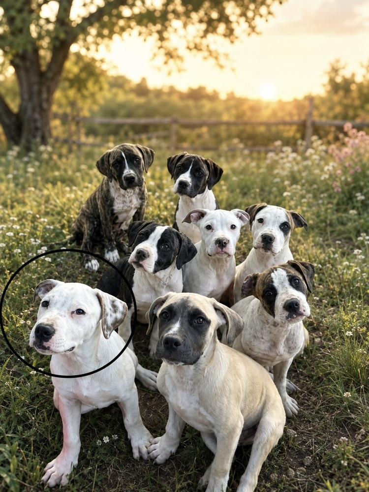 Gouda, Adoptable, Puppy Male Dogo Argentino & Mastiff.