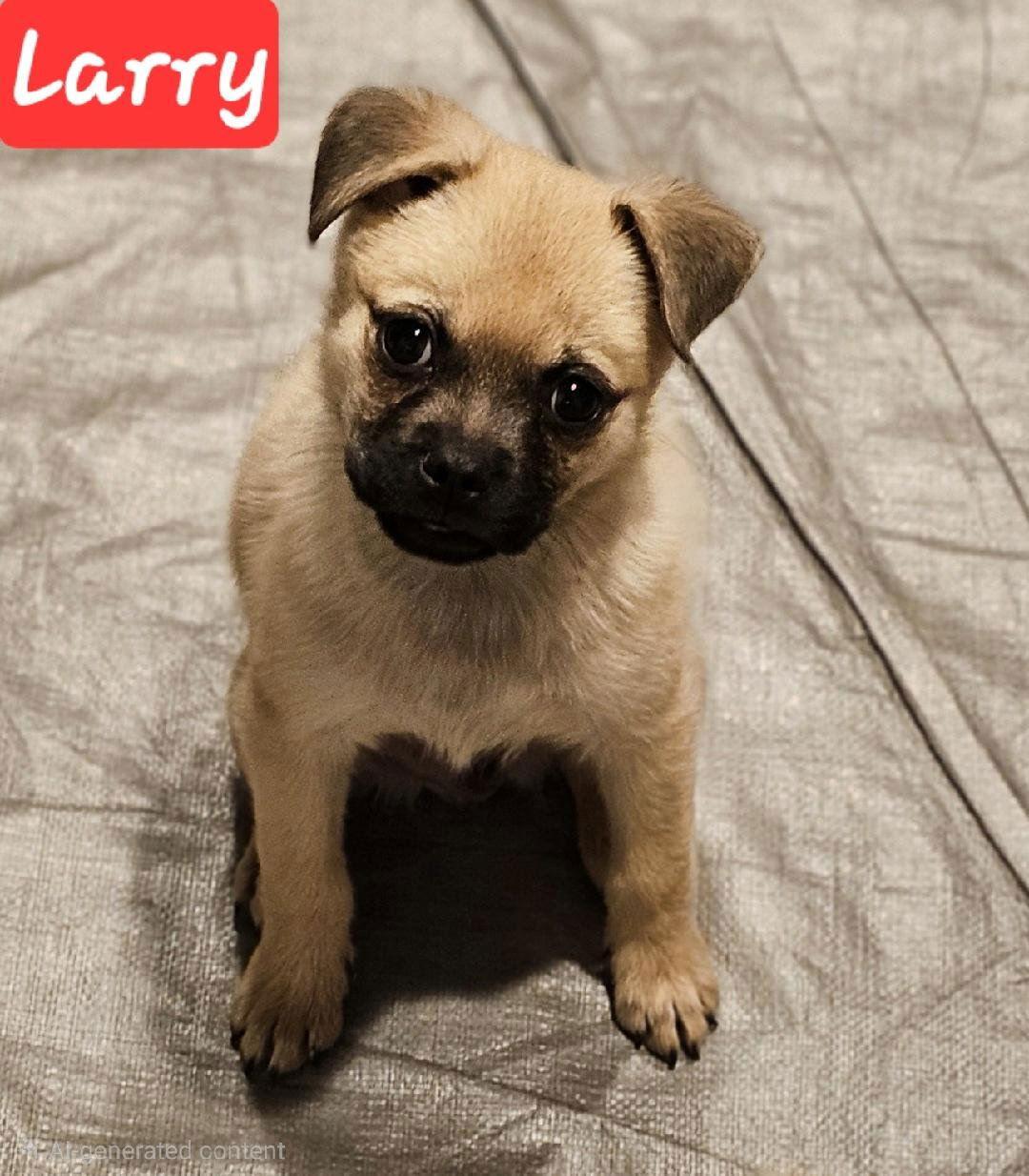 Larry, Adoptable, Puppy Male Pug.
