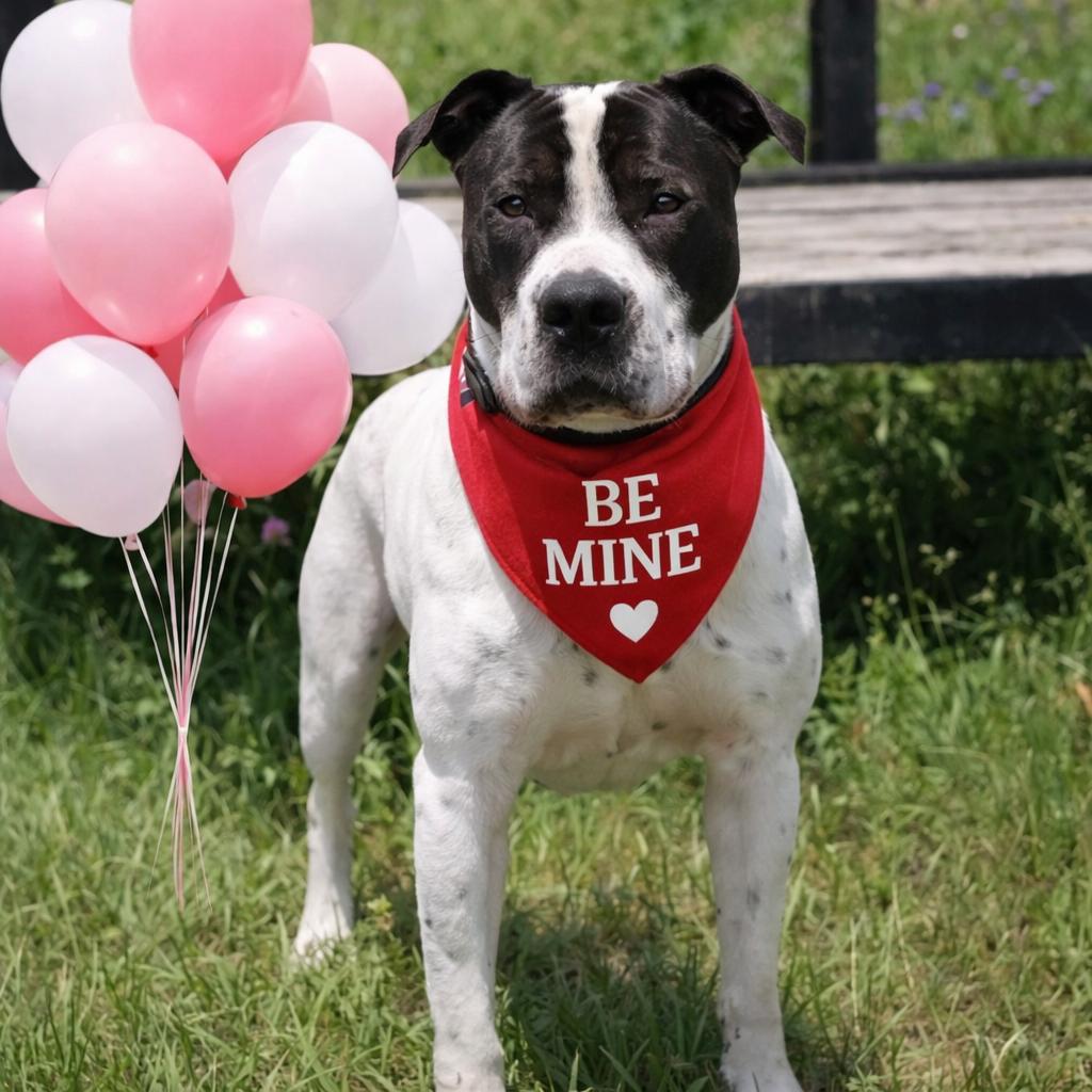 *Kow, Adoptable, Senior Male Shar-Pei & American Bulldog.