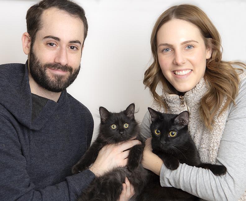 Enlarge Kitten Flint & Mom Lilac, a ADOPTABLE mixed breed in Chicago, IL image 2/5