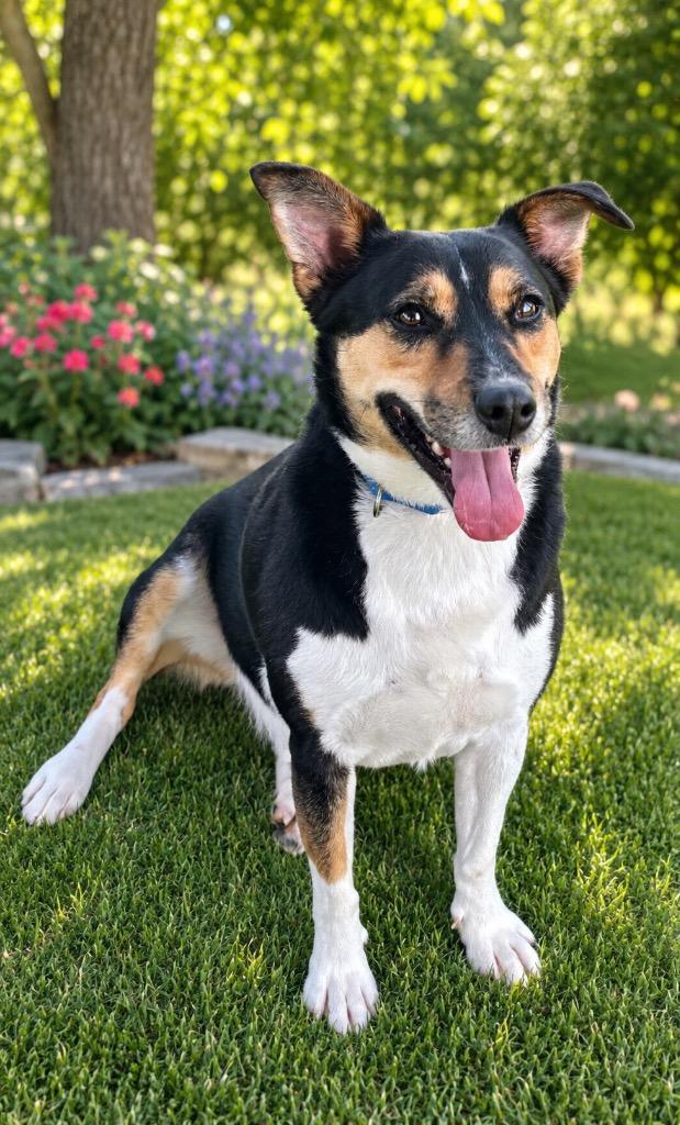 Jesse, Adoptable, Adult Male Rat Terrier & Basenji.