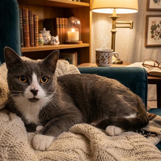 Enlarge Arkham, a ADOPTABLE Tuxedo in Maple Shade, NJ image 1/2
