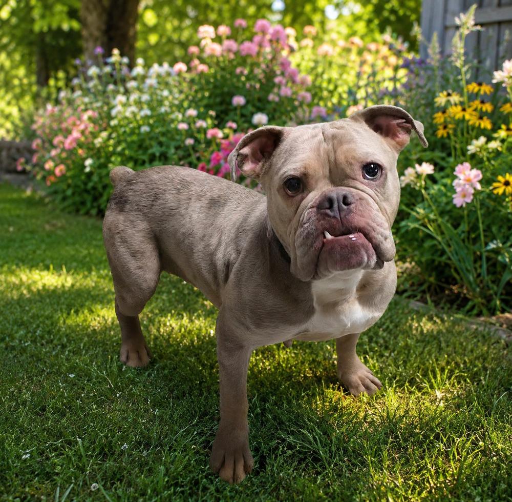 Lily, Adoptable, Adult Female English Bulldog.