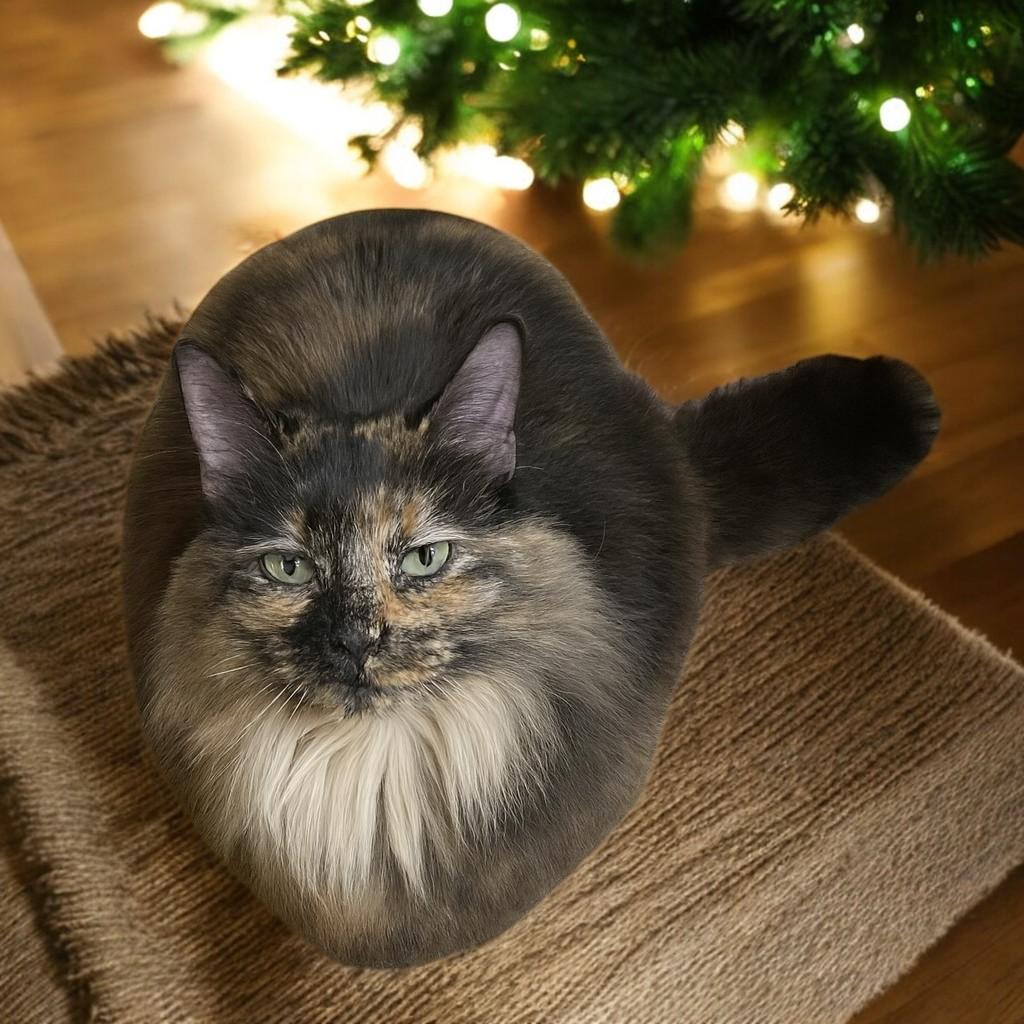 Enlarge Charlotte — A Warm, Whiskered Touch of Christmas Magic, a Adoptable mixed breed in Hillsboro, TX image 5/5
