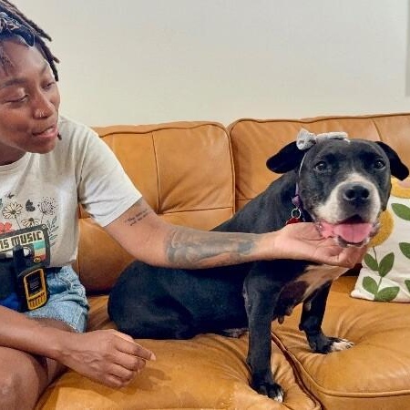 Chloe Francine the snack loving cuddle bug old lady! — thumbnail 2