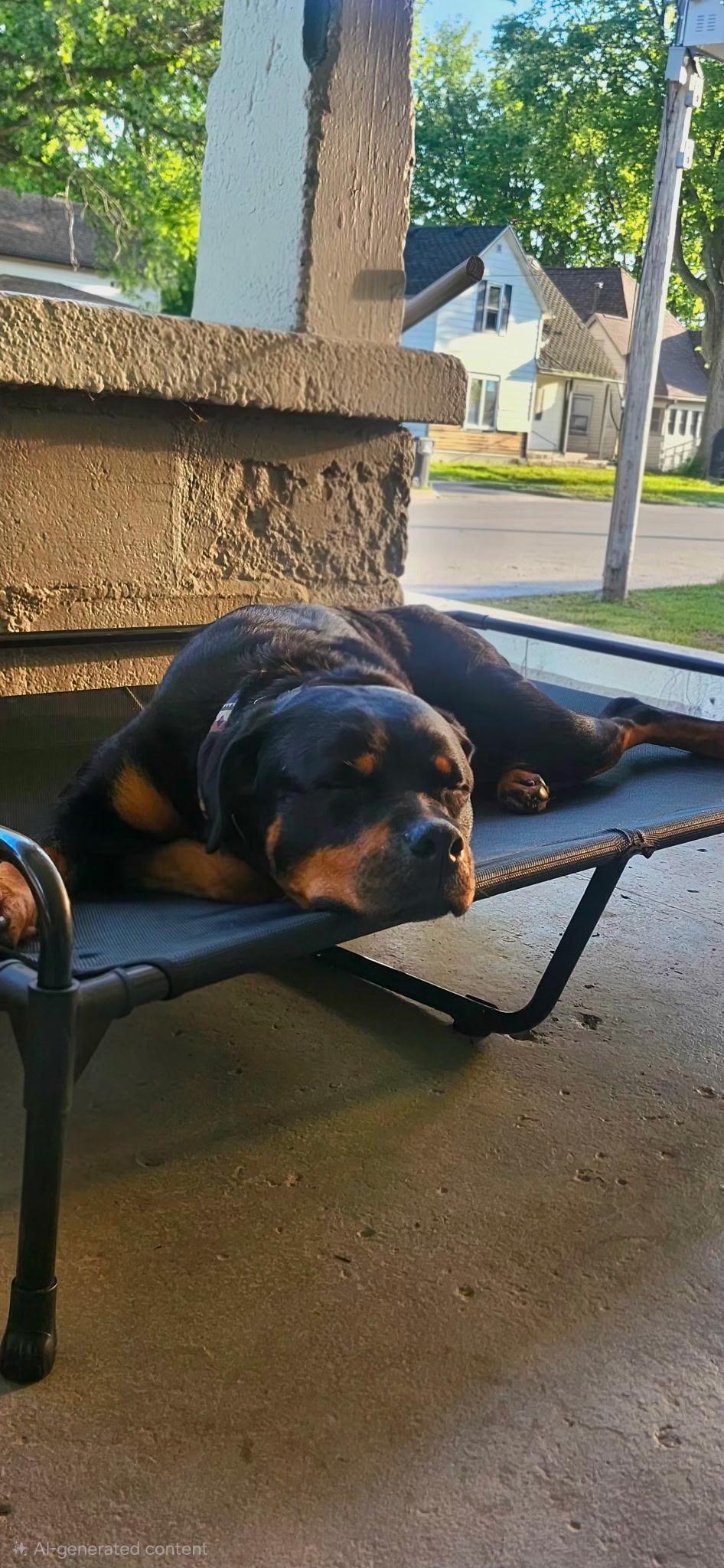 Rory (CP), a ADOPTABLE Rottweiler in Clinton, IL image 2/3
