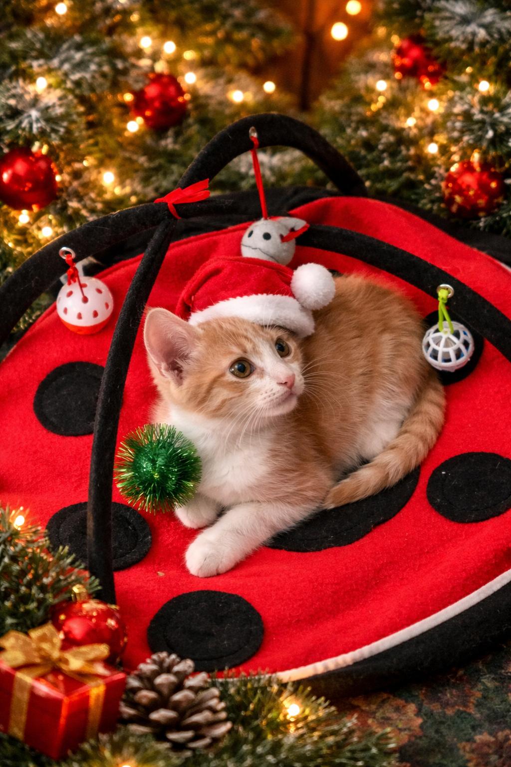 Tim Tebow, adopted, Kitten Male Domestic Short Hair.