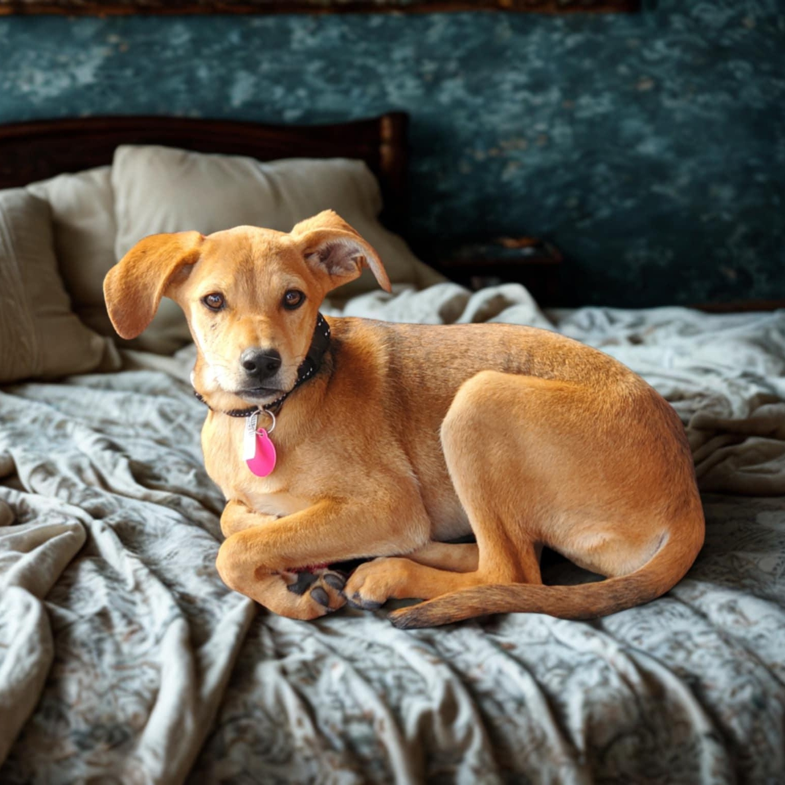 Banana, Adoptable, Puppy Female Hound & Terrier.