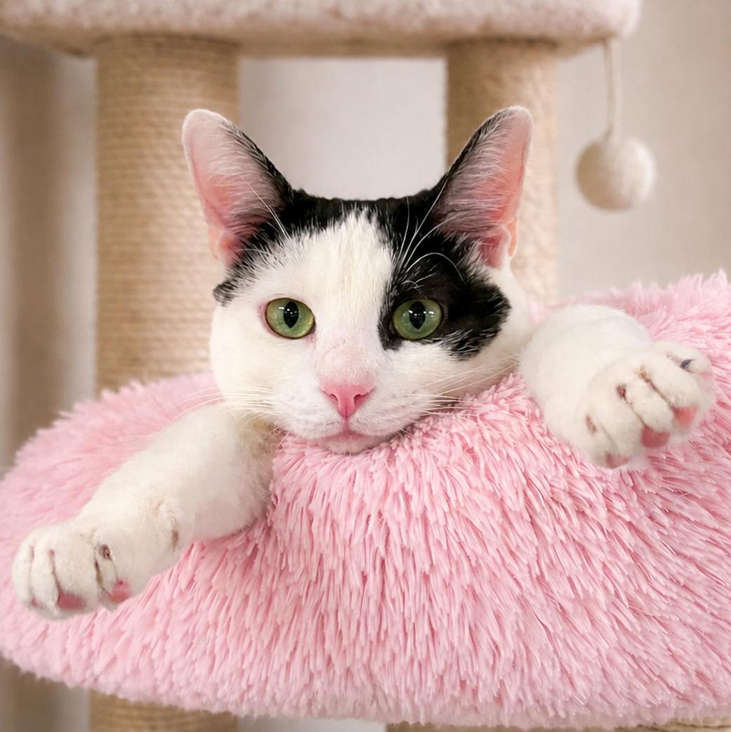 Lu'lemon, Adoptable, Kitten Female Tuxedo & Domestic Short Hair.